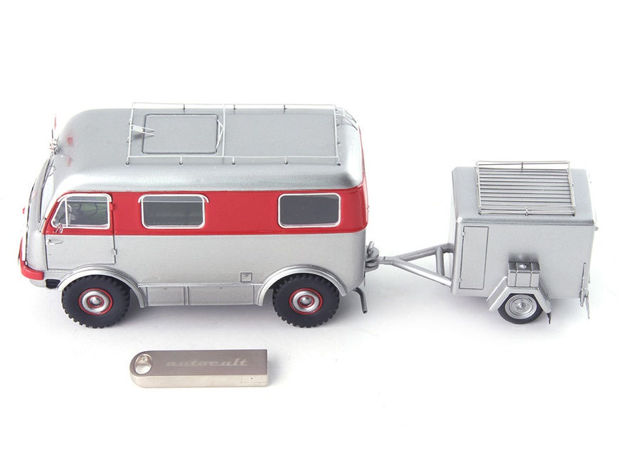 AUTOCULT 1:43 Anniversary Set Tatra T805 +  trailer + USB-stick containing the book "10 Years of Autocult" ATC99001
