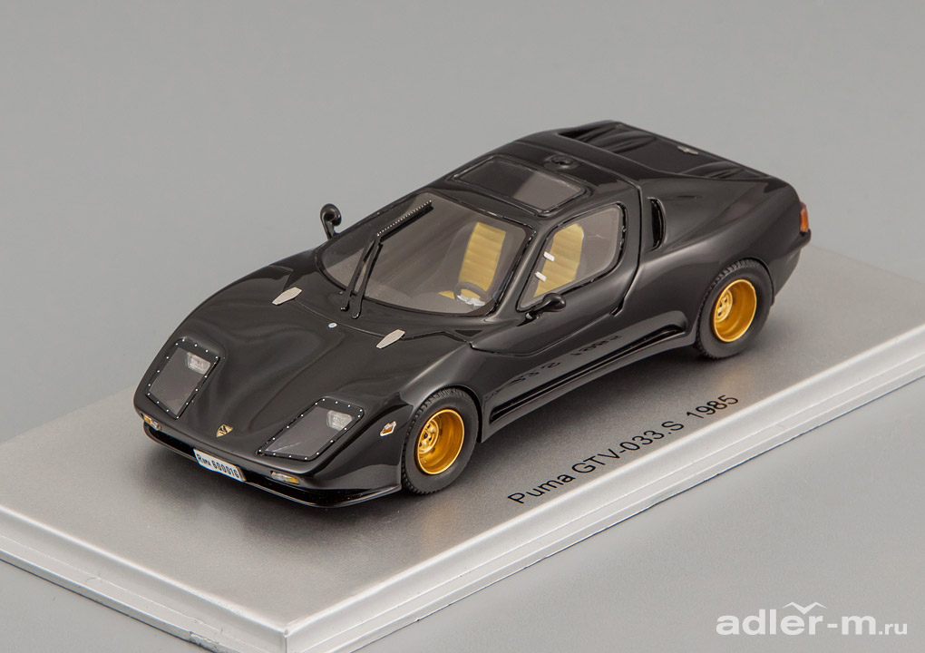 KESS SCALE MODELS 1:43 Puma GTV-033.S 1985 (black) KE43016000