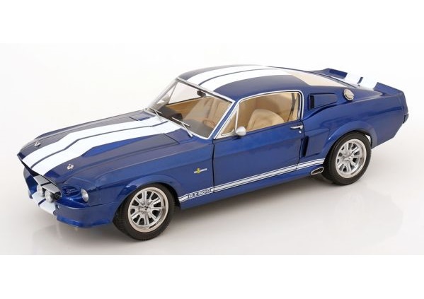 KK SCALE 1:12 Ford Mustang Shelby GT500 Eleanor - 1967 (blue met./white) KKDC120174