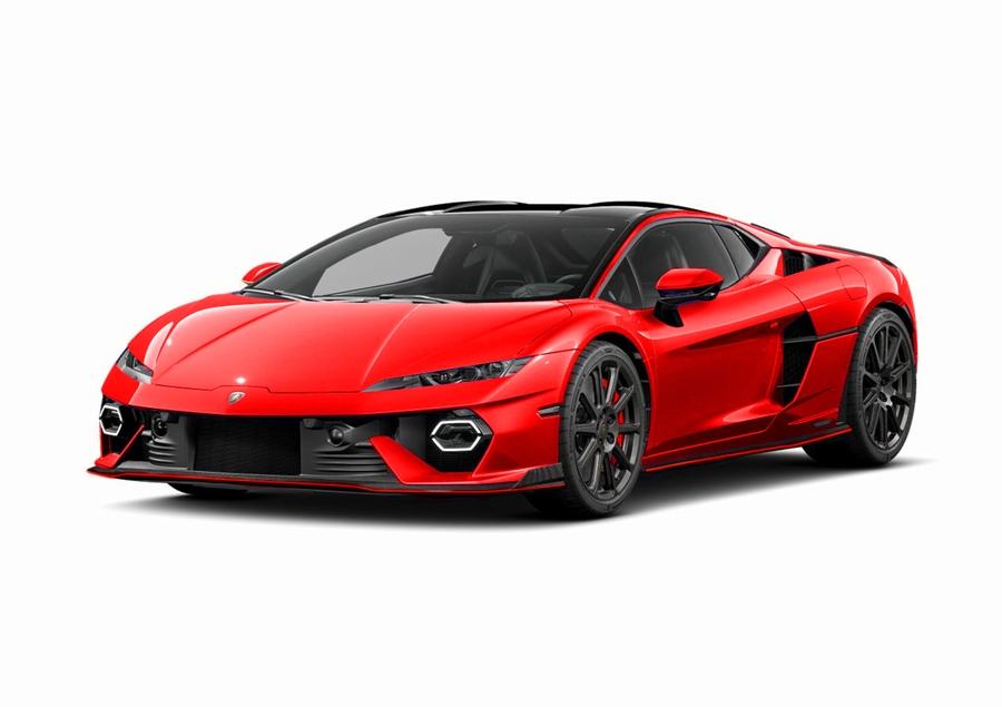 LOOKSMART 1:43 Lamborghini Temerario Alleggerita Package (Rosso Efesto) LS555G