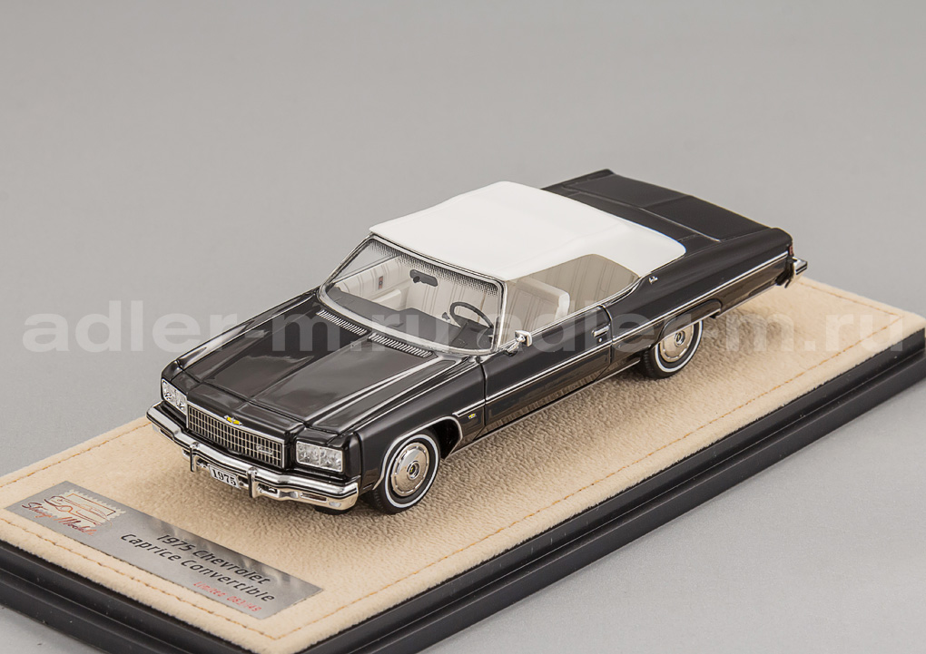GLM + STAMP MODELS 1:43 Chevrolet Caprice Convertible (закрытый) - 1975 (black) STM751002