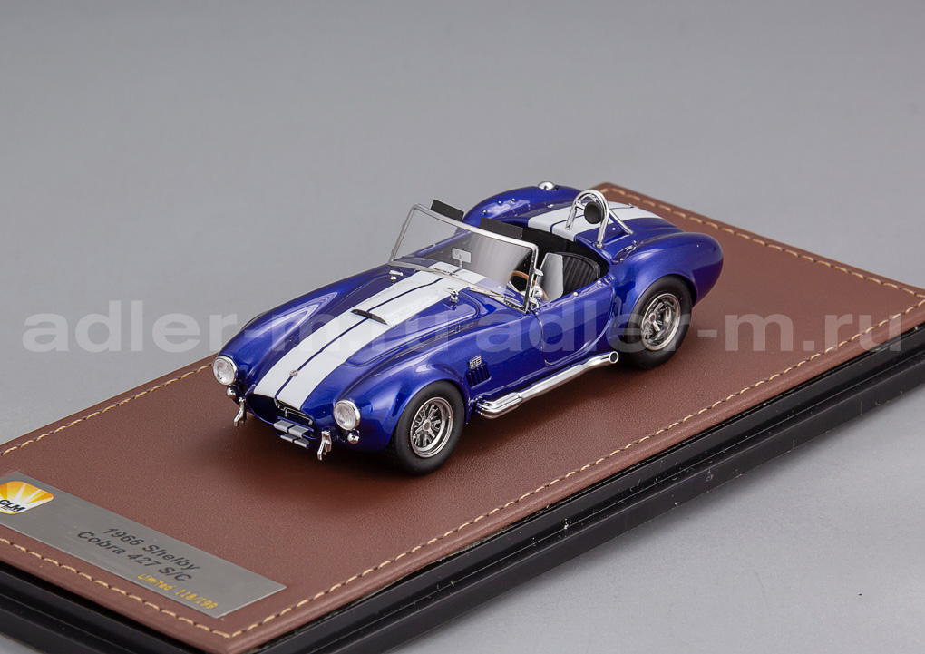 GLM + STAMP MODELS 1:43 Shelby Cobra 427 S/C - 1966 (guardsman blue) GLM100103