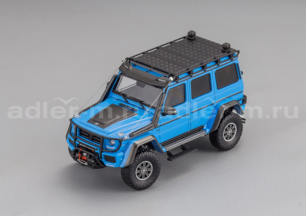 ALMOSTREAL 1:43 Brabus 550 Adventure Mercedes-Benz G Class 4×4² - 2017 (blue) ALM460307