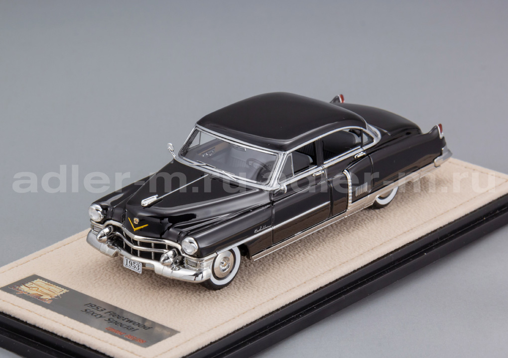 GLM + STAMP MODELS 1:43 Cadillac Fleetwood Sixty Special - 1953 (black) STM53202