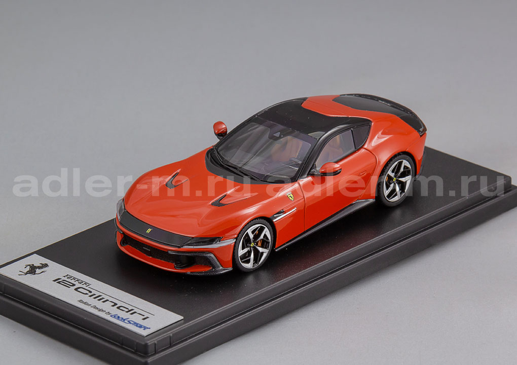 LOOKSMART 1:43 Ferrari 12 Cilindri (Rosso Corsa) LS553C