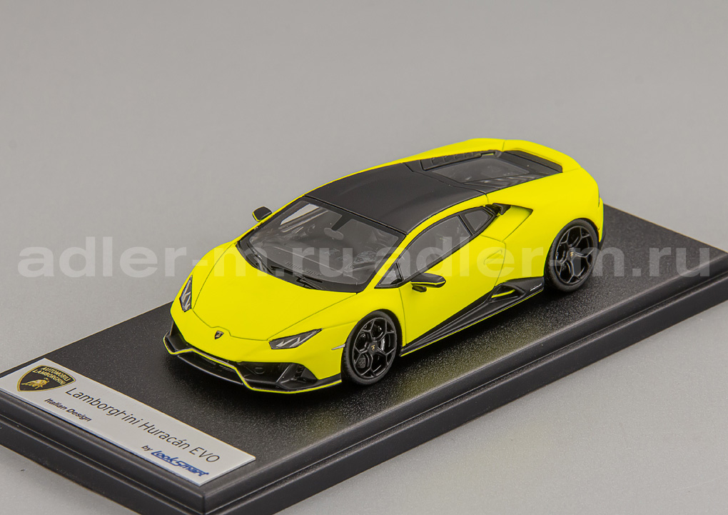 LOOKSMART 1:43 Lamborghini Huracan Evo Fluo Capsule (Giallo Clarus) LS498FCC