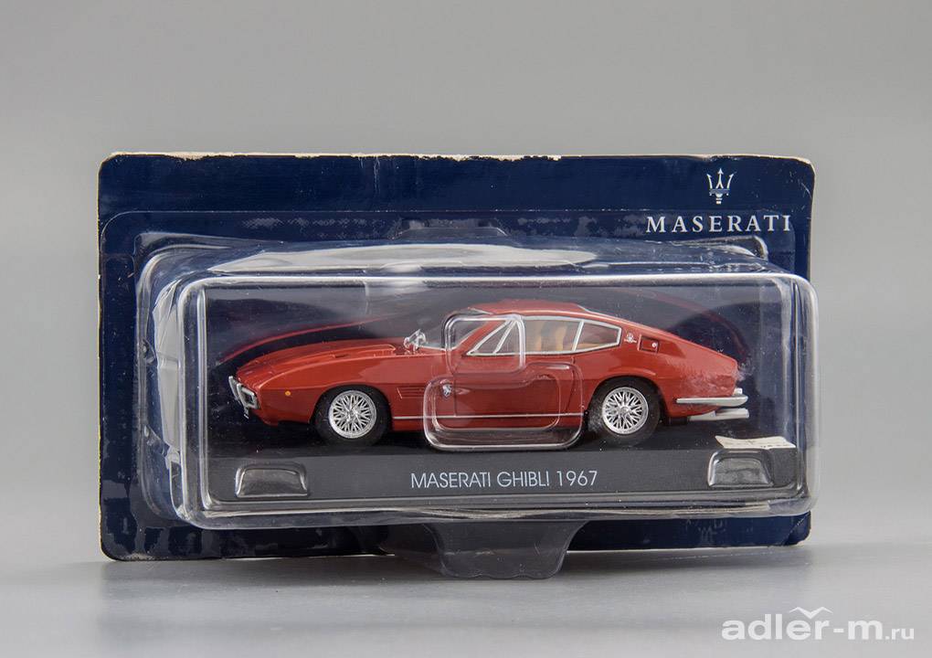 IXO (ALTAYA) 1:43 Maserati Ghibli Coupe 1967 (red) M07