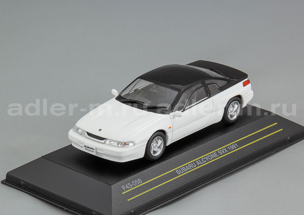 FIRST 43 1:43 Subaru Alcyone SVX - 1991 (white/black) F43-058