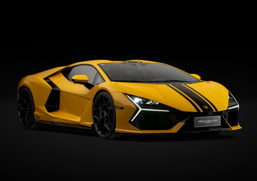 LOOKSMART 1:43 Lamborghini Revuelto "20th Anniversario China" (Giallo Inti) LS543L