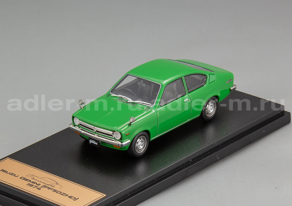 HACHETTE (Japan Car Collection) 1:43 Isuzu Gemini (PF50ZHD) - 1974 (green) JPL-39
