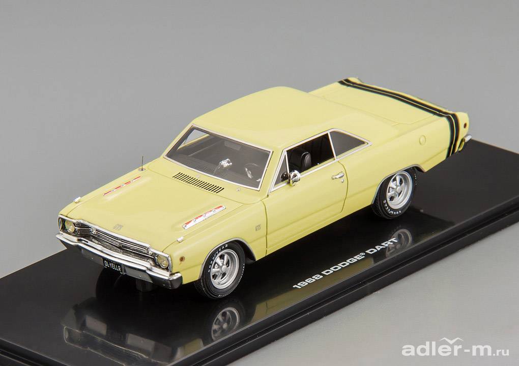 HIGHWAY61 1:43 Dodge Dart GTS 1968 (sunfire yellow) 43007