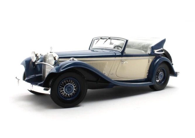 CULT SCALE MODELS 1:18 Mercedes-Benz 290A Кабриолет - 1936 (blue/white) CML180-2