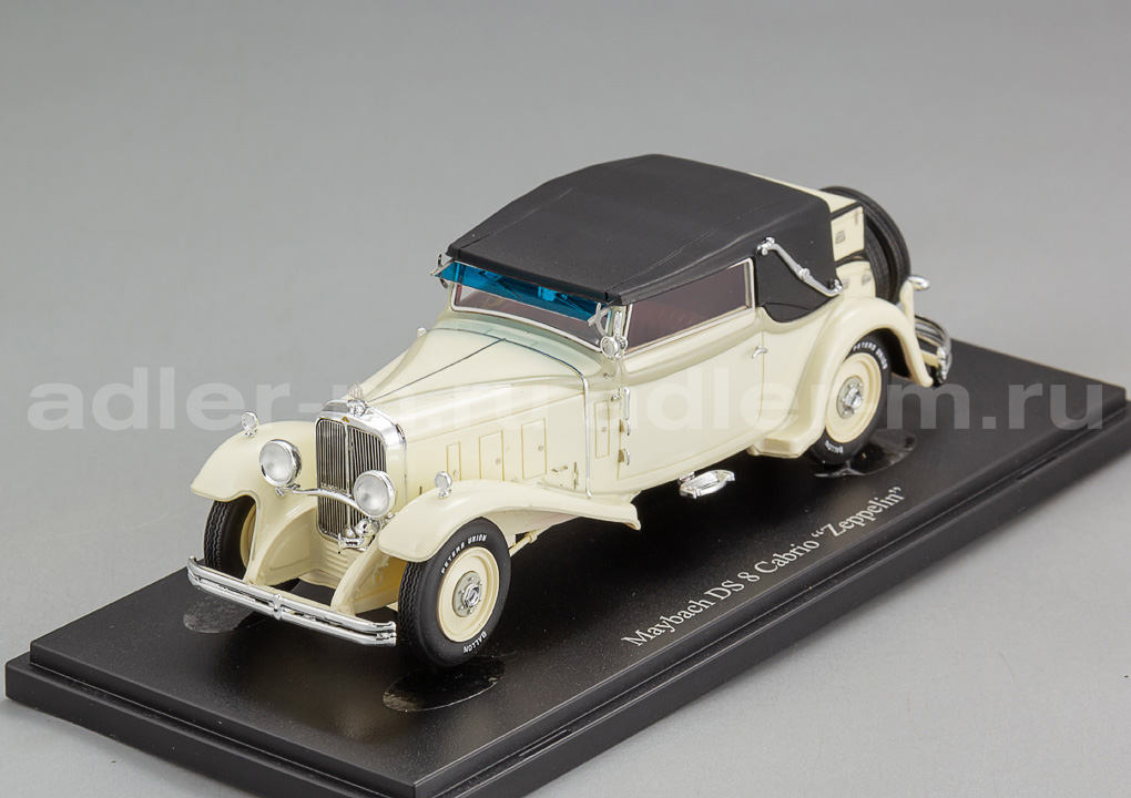 AUTOCULT 1:43 Maybach DS 8 Convertible "Zeppelin" (Germany 1930) (ivory) ATC05050