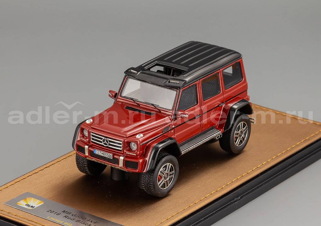 GLM 1:43 Mercedes-Benz G500 4x4² (W463) 2015 (red) GLM205705