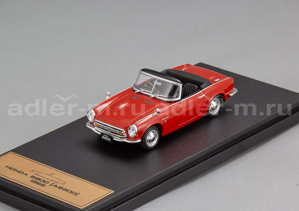 HACHETTE (Japan Car Collection) 1:43 Honda S800 (AS800) - 1966 (red) JPL-12