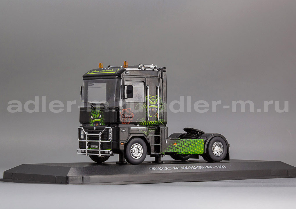 HACHETTE 1:43 Renault AE 500 Magnum Truck (1991) - "Green Mamba" G1470006