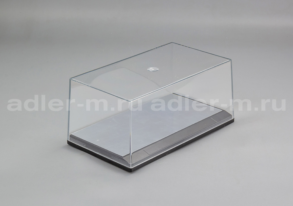 SB BOX  Бокс для модели в масштабе 1:43 (155*90*70 мм), черный подиум с зеркальной поверхностью SB002