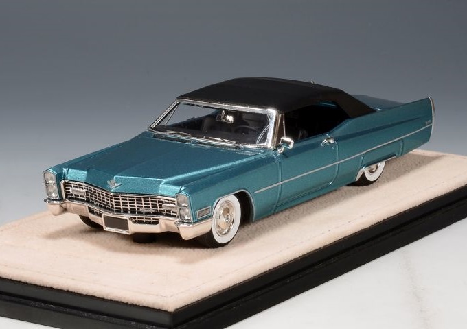 GLM + STAMP MODELS 1:43 Cadillac DeVille Кабриолет (закрытый) - 1967 (Capri Aqua Metallic) STM67704
