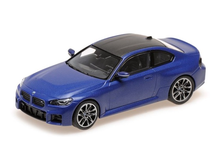 MINICHAMPS 1:43 BMW M2 - 2023 (matt blue metallic) 410023124