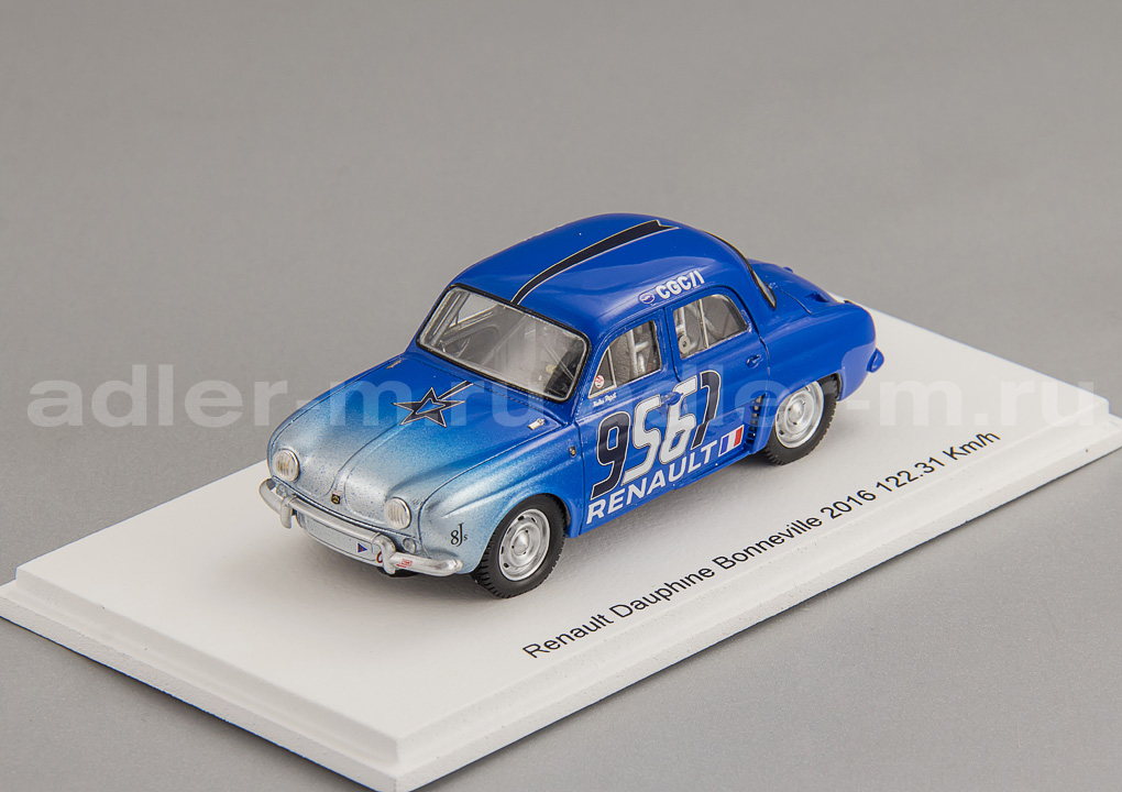 BIZARRE 1:43 Renault Dauphine Bonneville Prost Nicolas - 2016 B1074