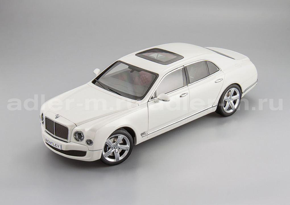 KYOSHO 1:18 Bentley Mulsanne Speed 2014 (ghost white) 08910GHW