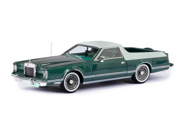ESVAL MODELS 1:43 Lincoln Continental Mark V Coloma pickup - 1977 (two-tone green) EMUS43012A