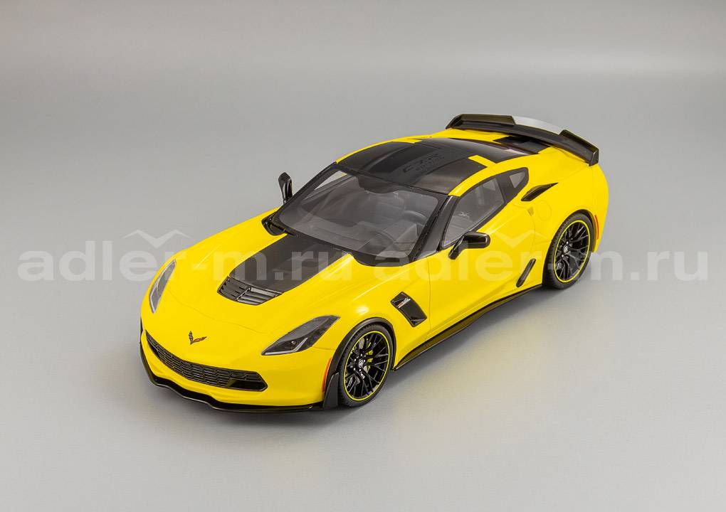 GT SPIRIT 1:18 Chevrolet Corvette Z06-C7.R Edition 2016 (yellow / black) GT171