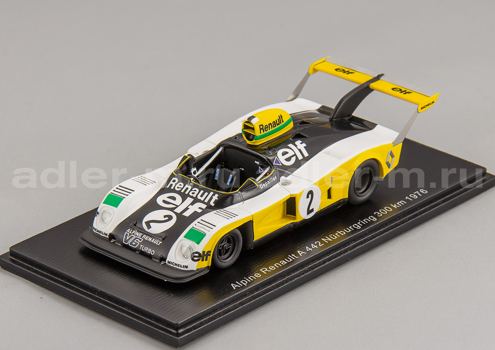 SPARK 1:43 Alpine A 442 #2 Nürburgring 300 km 1976 Patrick Depailler S9320