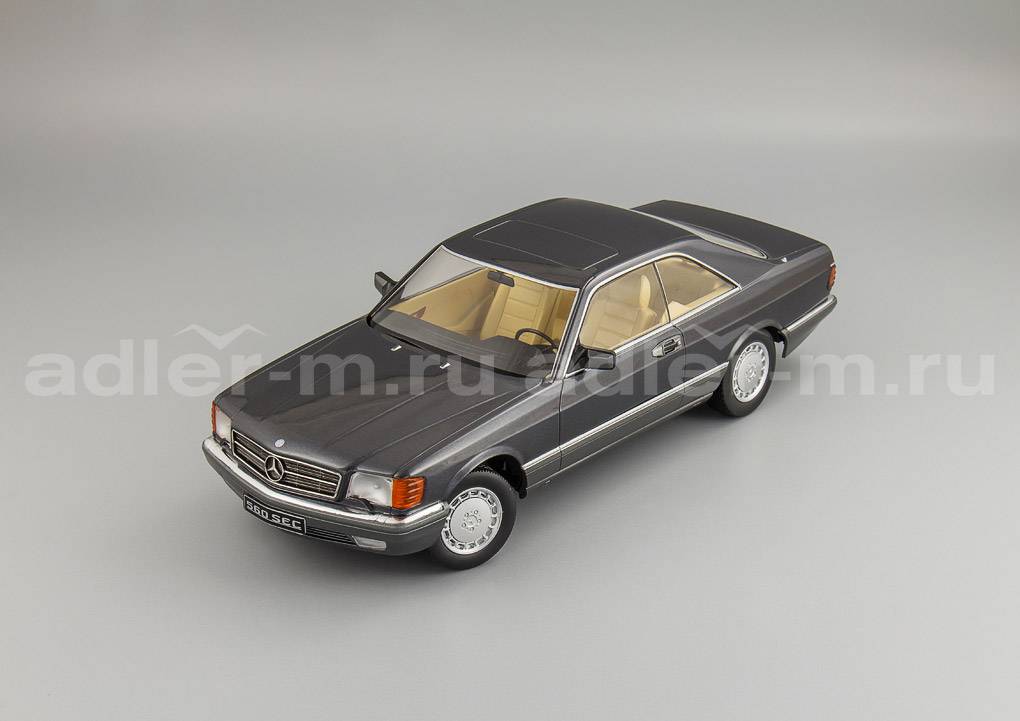 KK SCALE 1:18 Mercedes-Benz 560 SEC (C126) - 1985 (anthracite) KK180331