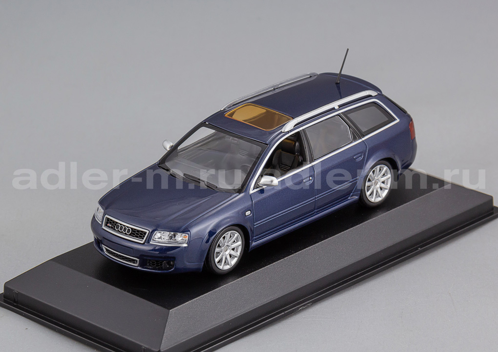 MINICHAMPS (MAXICHAMPS) 1:43 Audi RS6 Avant - 2002 (blue) 940011710