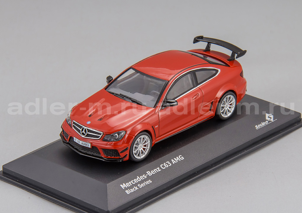 SOLIDO 1:43 Mercedes-Benz C63 AMG Black Series - 2012 (red) S4311602