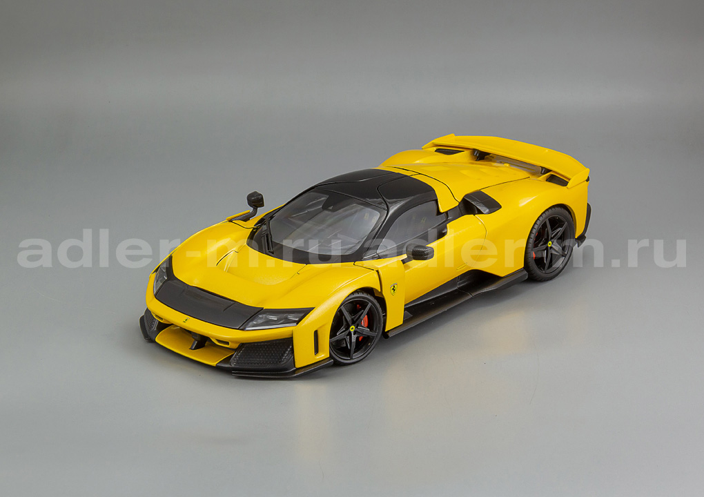 BBURAGO 1:18 Ferrari F80 - 2024 (giallo tristrato w/ black wheels) BU18-16920