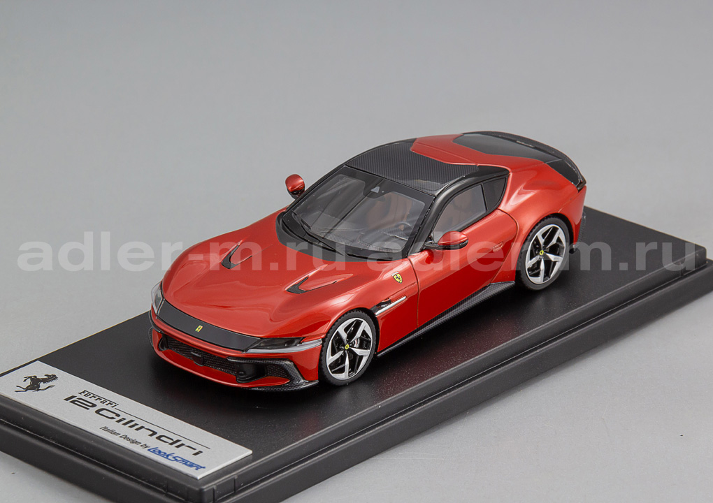 LOOKSMART 1:43 Ferrari 12 Cilindri (Rosso Magma) LS553J