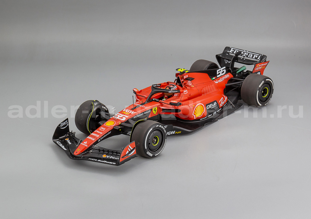 BBR MODELS 1:18 Ferrari SF-23 Winner GP Singapore 2023 - Sainz BBR231855D