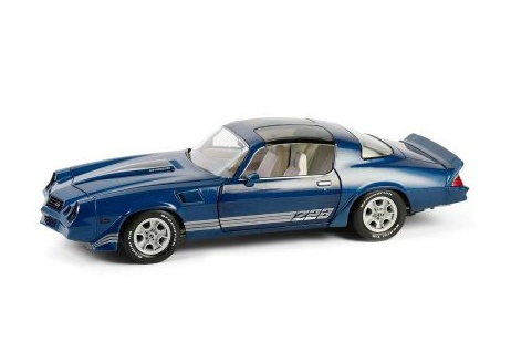 GREENLIGHT 1:18 Chevrolet Camaro Z28 T-Tops - 1980 (blue) 13691