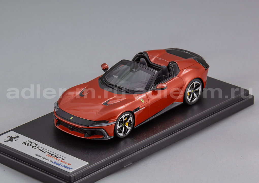 LOOKSMART 1:43 Ferrari 12 Cilindri Spider (Rosso Imola) LS556F