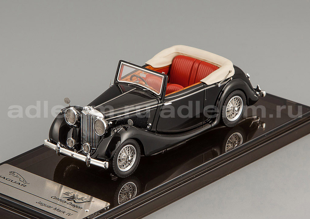 CENTURY DRAGON 1:43 Jaguar Mark IV Drophead Coupe (black) CDJG-1011A