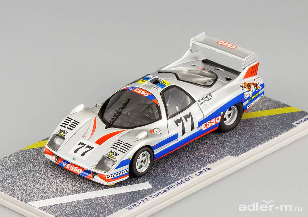 BIZARRE 1:43 Peugeot WM P77 #77 LM 1978 BZ386