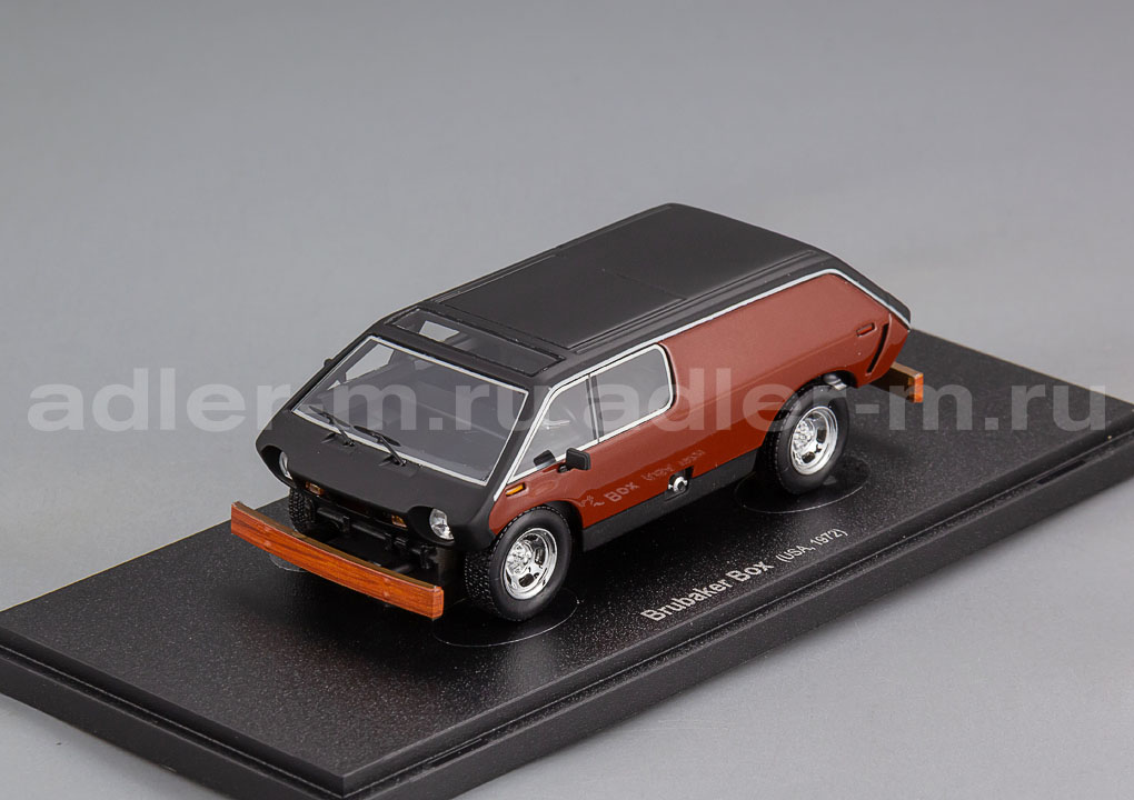 AUTOCULT 1:43 Brubaker Box Van (USA 1972) (red-black) ATC60142