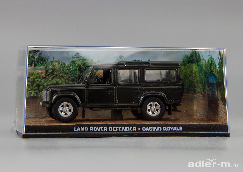 IXO (ALTAYA) 1:43 Land Rover Defender из к.ф. "Casino Royale" 2006 JB-3-85