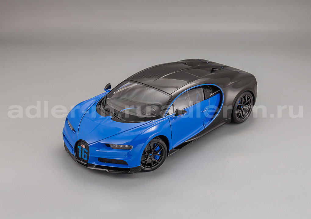 AUTOART 1:18 Bugatti Chiron Sport - 2019 (blue / carbon) 70997