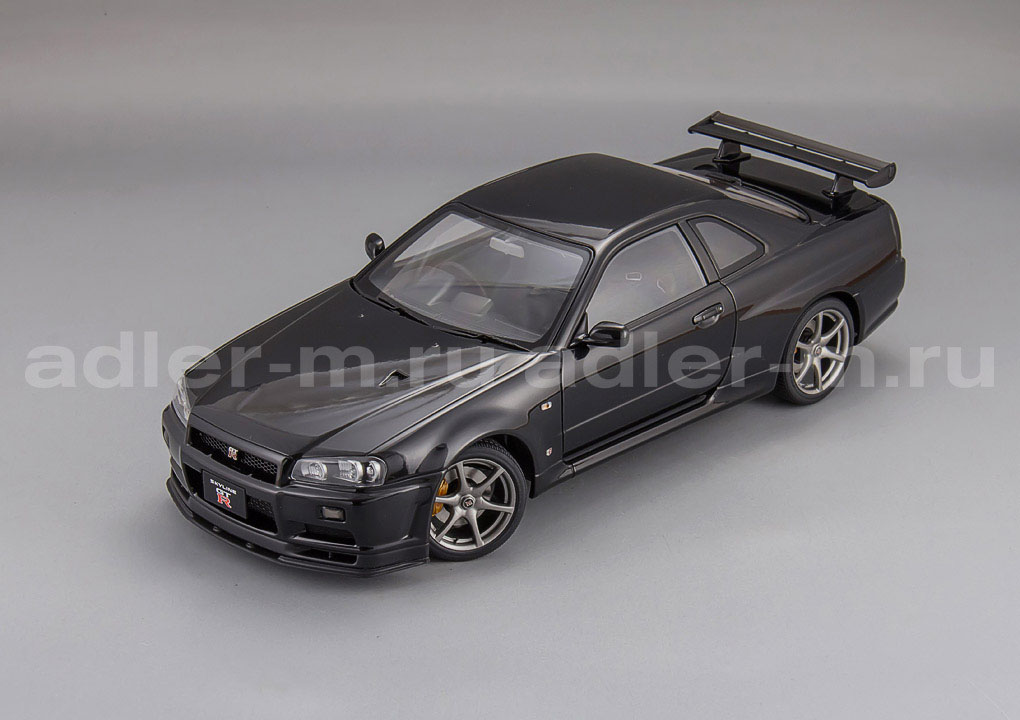 AUTOART 1:18 Nissan Skyline GT-R (R34) V-SPEC II (black pearl) 77407