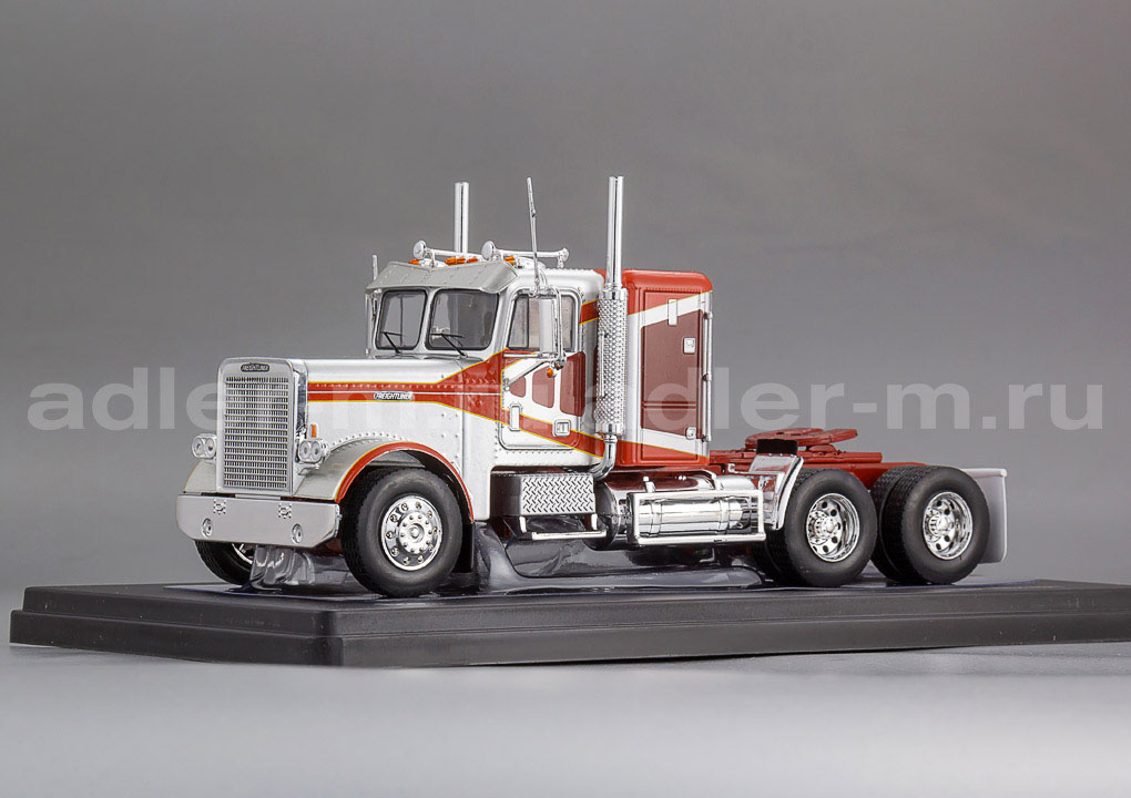 IXO 1:43 Freightliner FLC 120 64 T - 1977 (silver/red) TR200