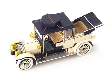 Mercedes 1:43 Mercedes 38/70PS Kettenwagen "Kaiser Wilhelm II" open (Germany 1911) (ivory) ATC01025-2
