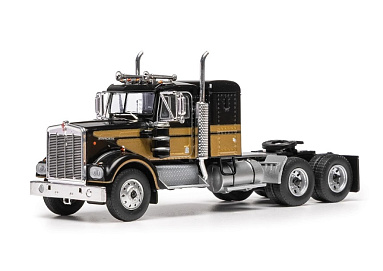 Kenworth 1:64 Kenworth W925 со спальником - 1970 (Black/Gold) 64TR020A