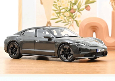 Porsche 1:18 Porsche Taycan Turbo S - 2024 (Slate Grey Neo) 187654