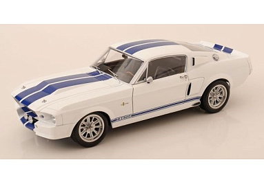 Ford 1:12 Ford Mustang Shelby GT500 Eleanor - 1967 (white/blue) KKDC120172