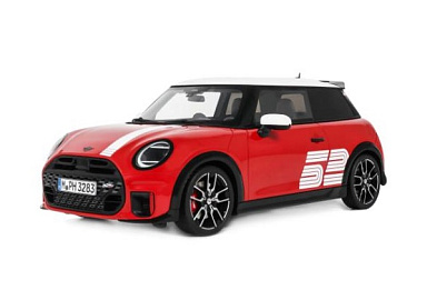 Mini 1:18 Mini Cooper JCW 1965 Victory Edition - 2026 (red / white) OT1418