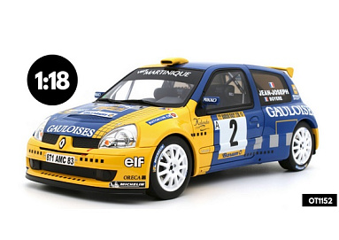 Renault 1:18 Renault Clio S1600 #2 Barum Rally Zlin 2004 S.Jean-Joseph OT1152