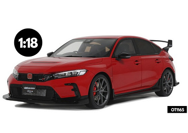 Honda 1:18 Honda Civic Type R FL5 Mugen - 2024 (Rallye Red R513) OT1165